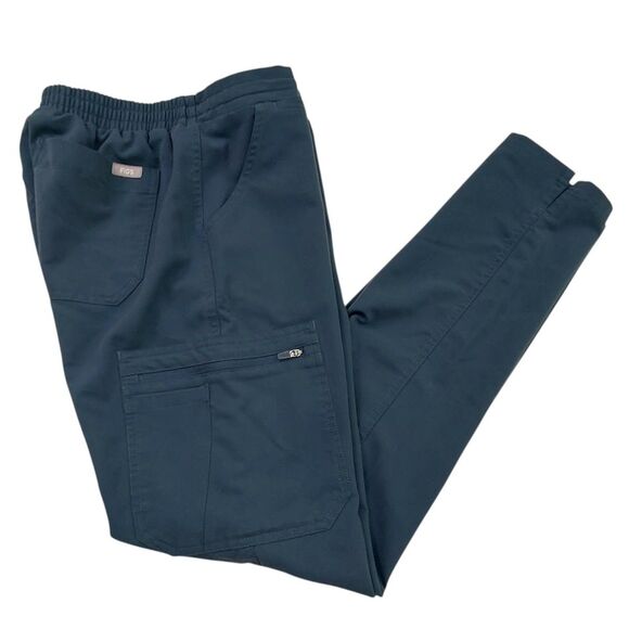 Figs Yola Skinny Scrub Pants Womens XS Teal Lightweight Comfort Uniform Work - Picture 7 of 12
